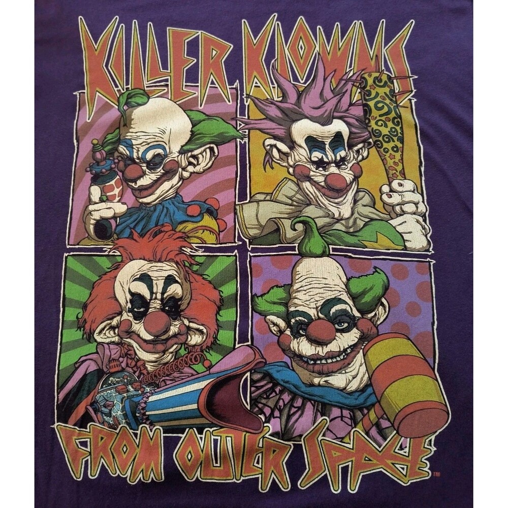 Fright Rags Killer Klowns From Outer Space 1988 Shirt Size L